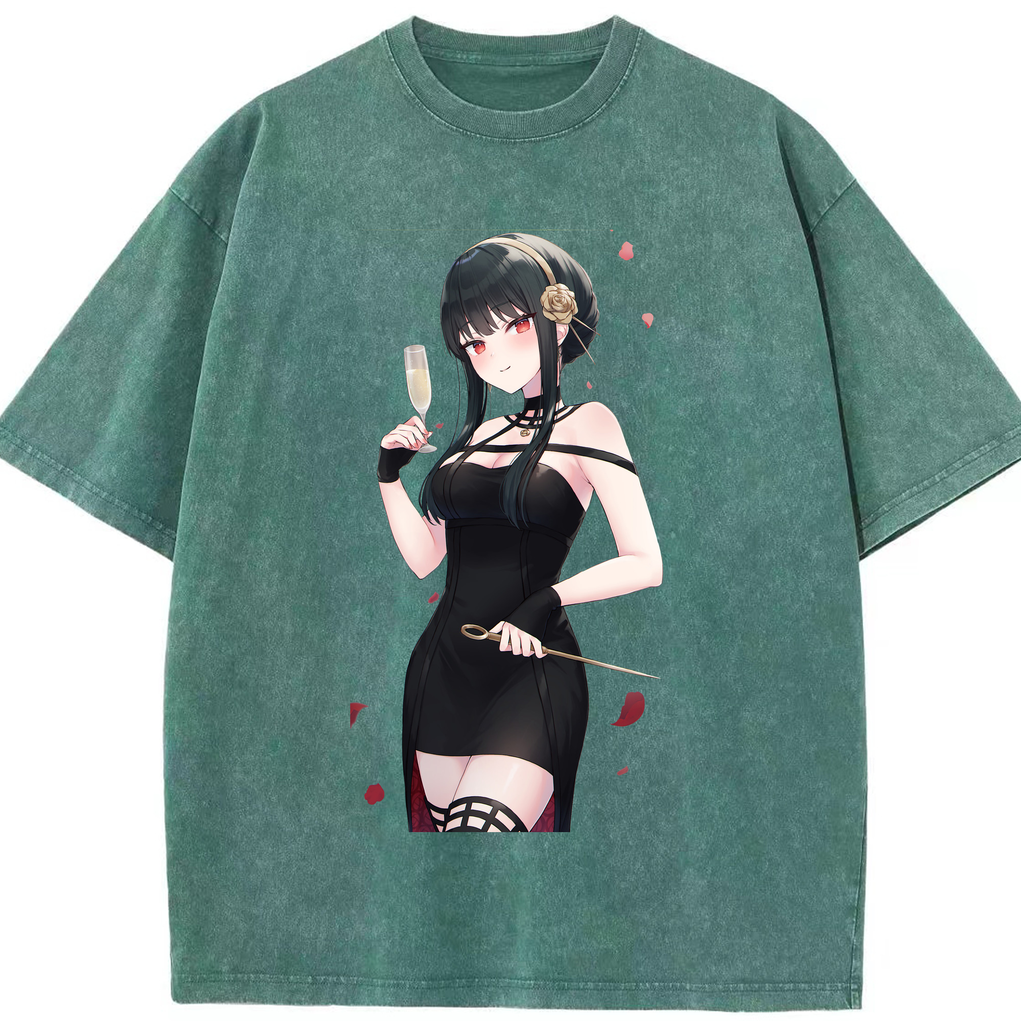 （画像用） SPY×FAMILY间谍家家酒 綿100% ヴィンテージ風 半袖Tシャツ（フロントプリント）